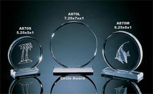 Clear Circle Award on base