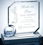 Optical Crystal Hole in One Award (Golf Ball not included)