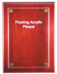 Piano Finish Floating Acrylic Plaques
