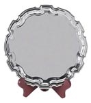 Nickel Plated Swatkins Chippendale Tray