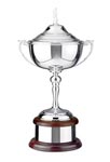 Silver Plated Swatkins Golfing Challenge Cup on Base