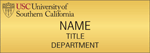 USC Name Badge - Primary Shield