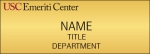USC Name Badge Emeriti Center