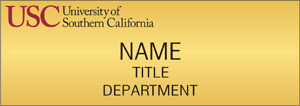 USC Name Badge - Primary Logo