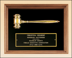 Gavel Plaque